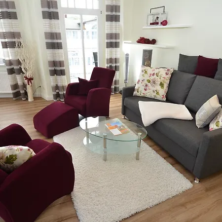 아파트 Haus Metropol - 7 Mit Balkon Und Meerblick 빈츠